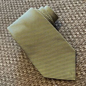 NWT Brooks Brothers Men's Silk Tie Blue Yellow Stripe Handmade USA Preppy 3.5x59